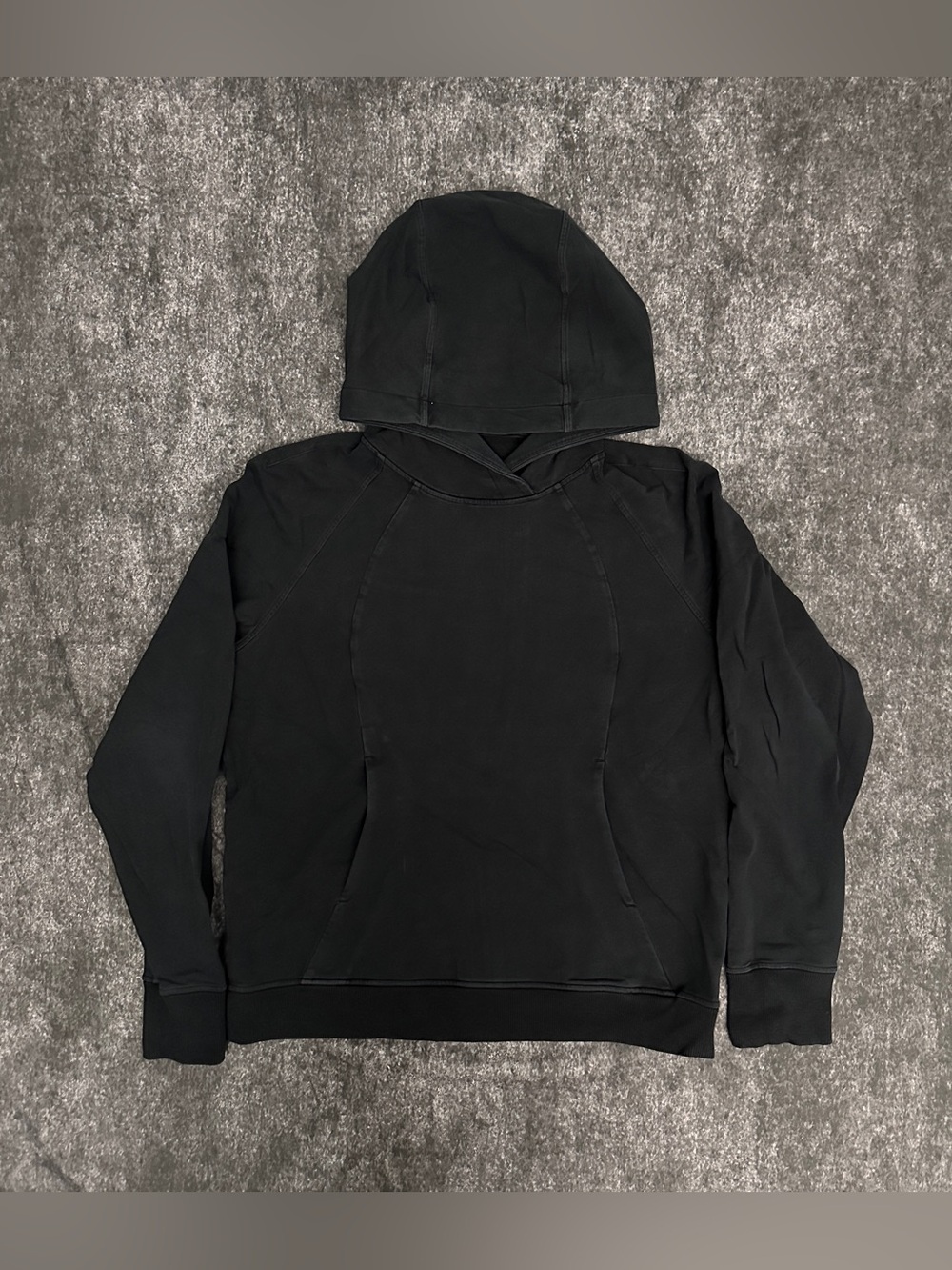 Lululemon Perfectly Oversized Crew Sweatshirt Washed Black - Size 10
